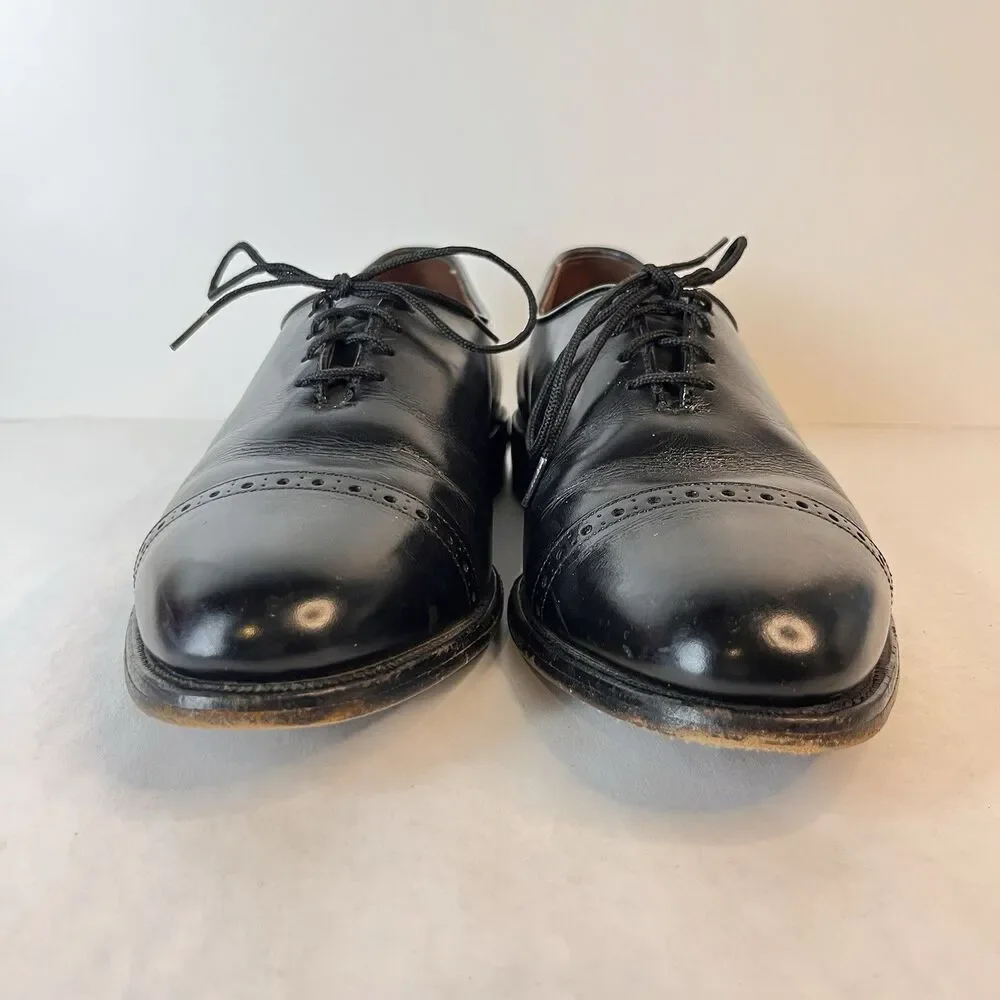 Allen Edmonds Ashton Black Cap Toe Oxford Dress Shoes Men’s Size 7D USA Leather
